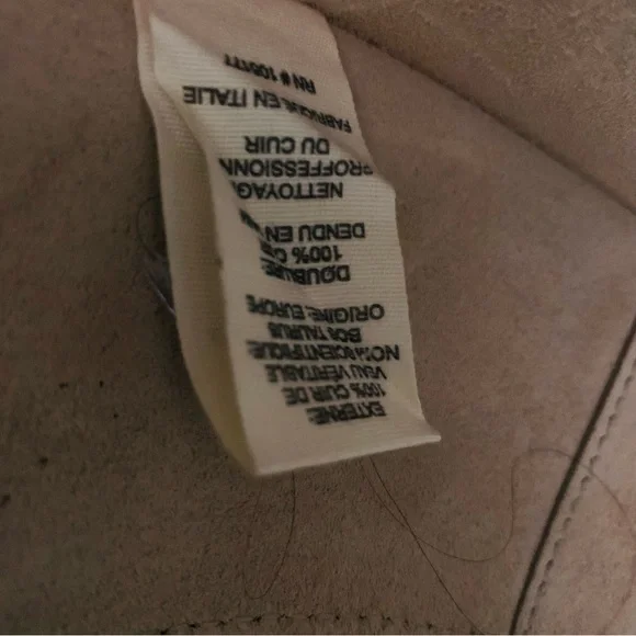 Ulla Johnson Mira Half Moon Leather Shoulder Bag/Tote in Sand - Picture 12 of 13